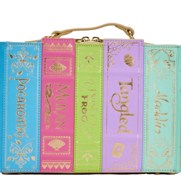 NWT Exclusive - Disney Stitch Shoppe Princess Books Volume 2 Crossbody Bag - Picture 2 of 13